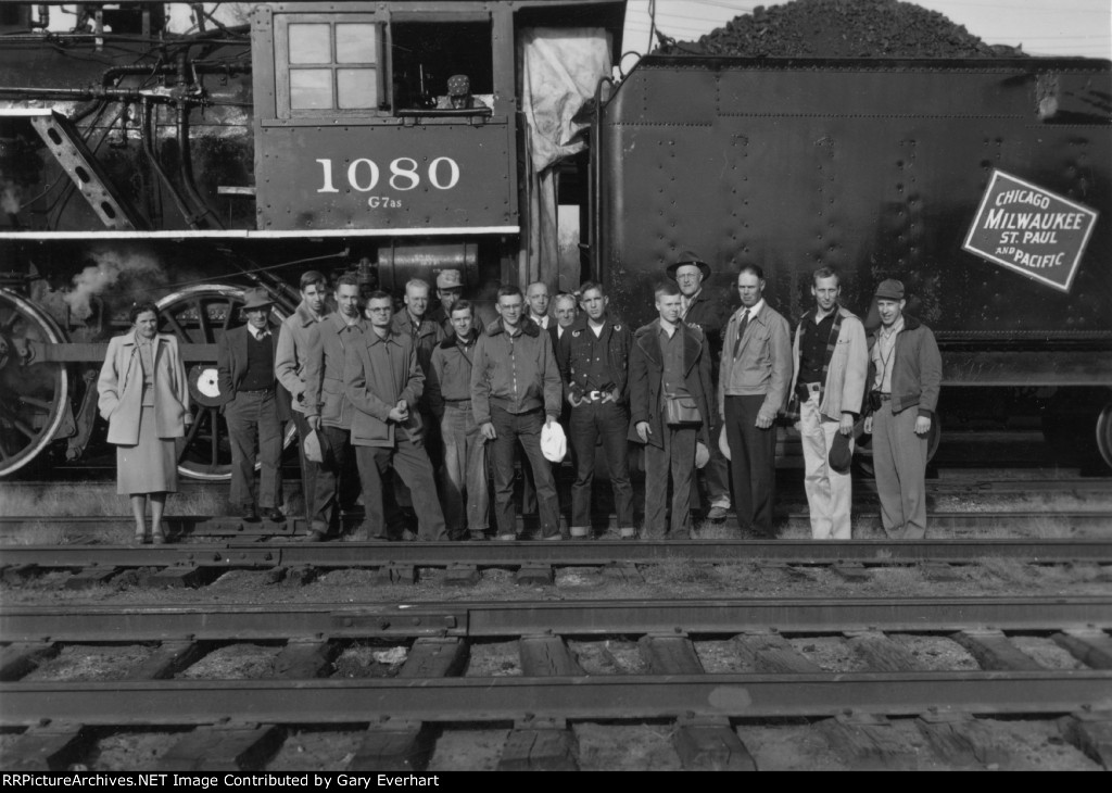 MILW 4-6-0 #1080 - Milwaukee Road